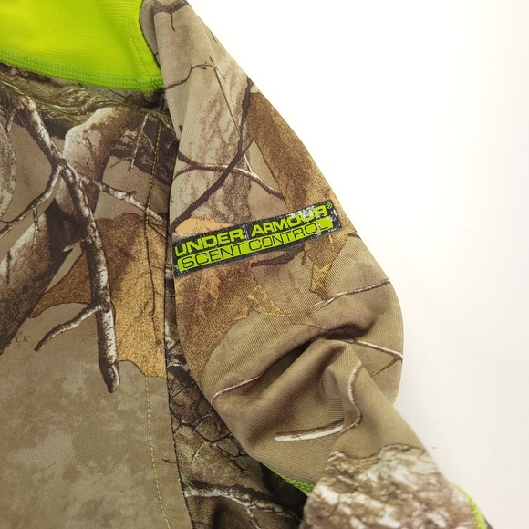 Under Armour Compression Shirt Mens L Coldgear Infrared Scent Control Realtree - Picture 3 of 11